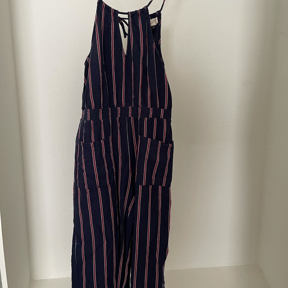 Universal thread wide leg crop jumper